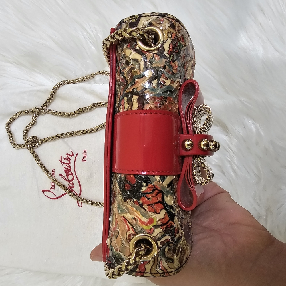 Authentic Christian Louboutin Snakeskin Sweet Charity - Picture 7 of 17